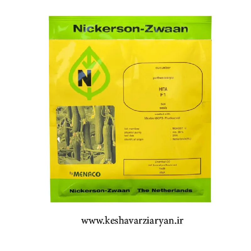 بذر خیار هیتا نیکرسون f1