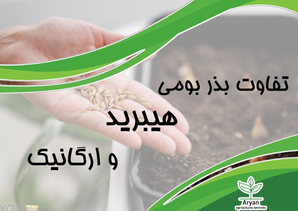 بذر هیبرید، بومی و ارگانیک